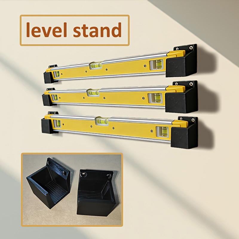Spirit Level - 2 Stück Wasserwaagen-Wandhalterungen mit langlebiger Konstruktion