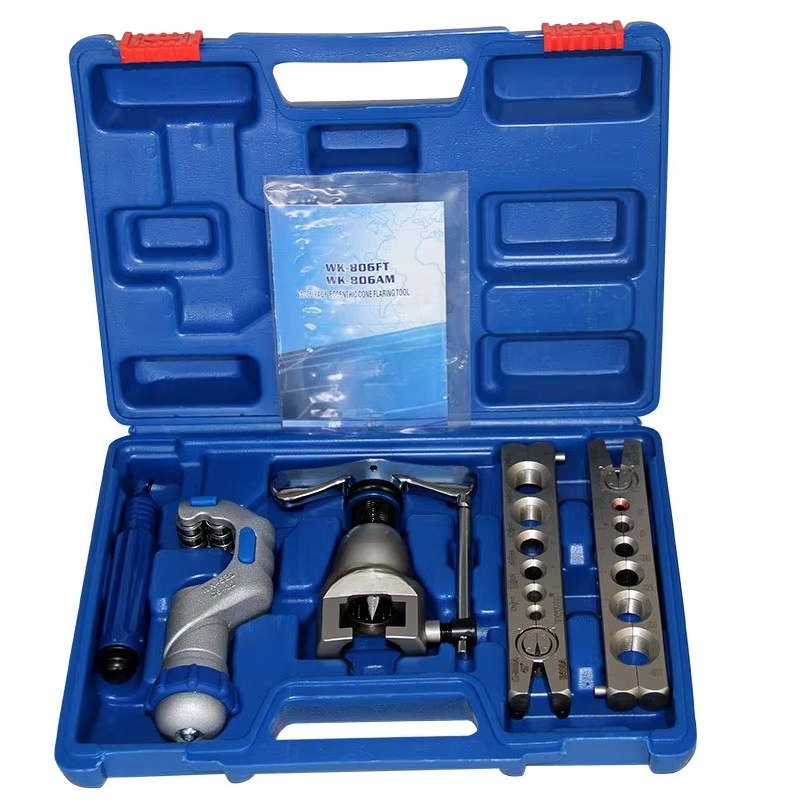 Tools Youtube - Ratschen-Exzenter-Konus-Bördelwerkzeug HVAC-Kit CT-806(456)AM-L Montage-Handrohrschneider in Kartonverpackung
