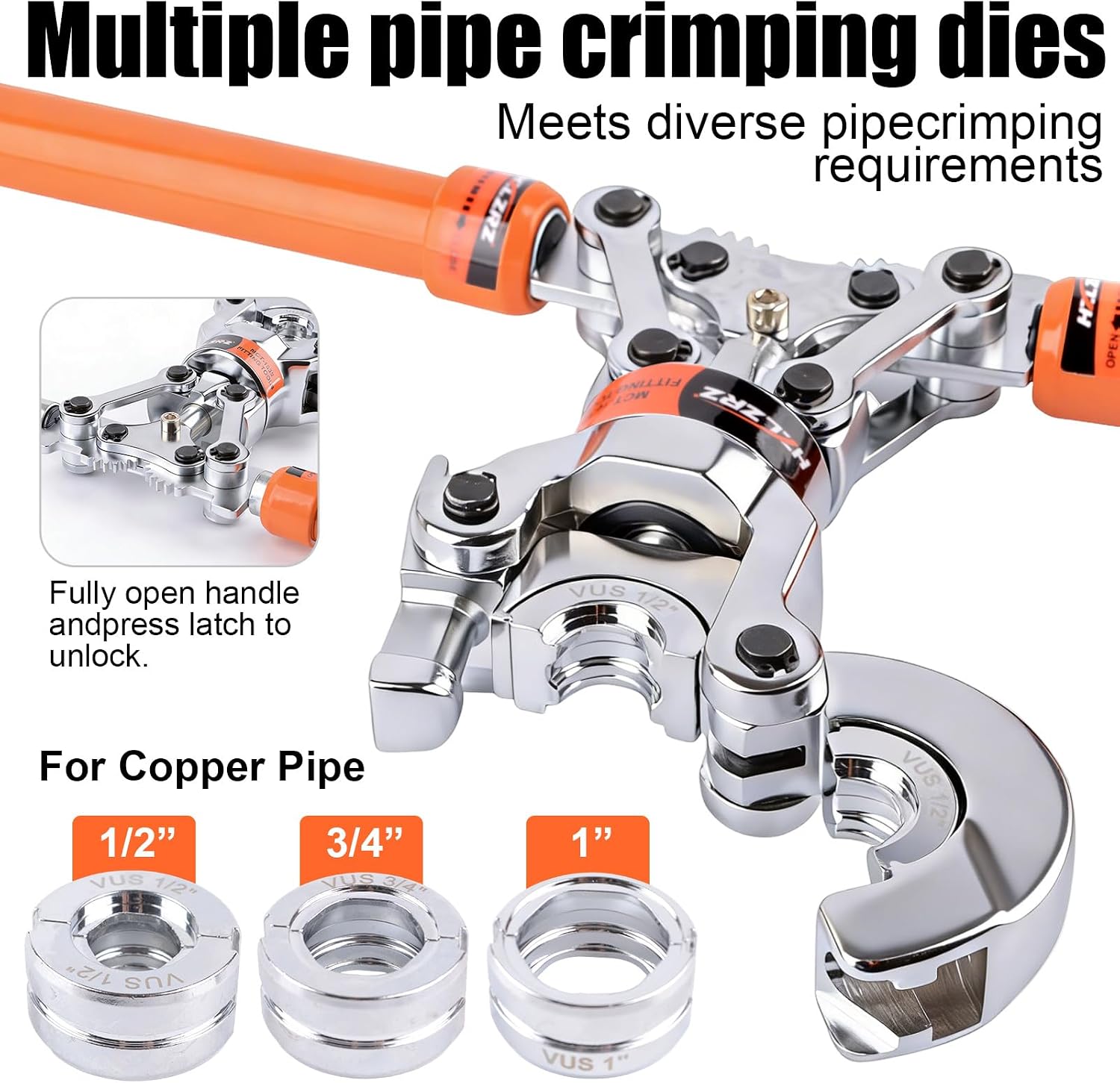 Kupferrohr-Presswerkzeug-Set,  – Tool Set Bewertung und Preis