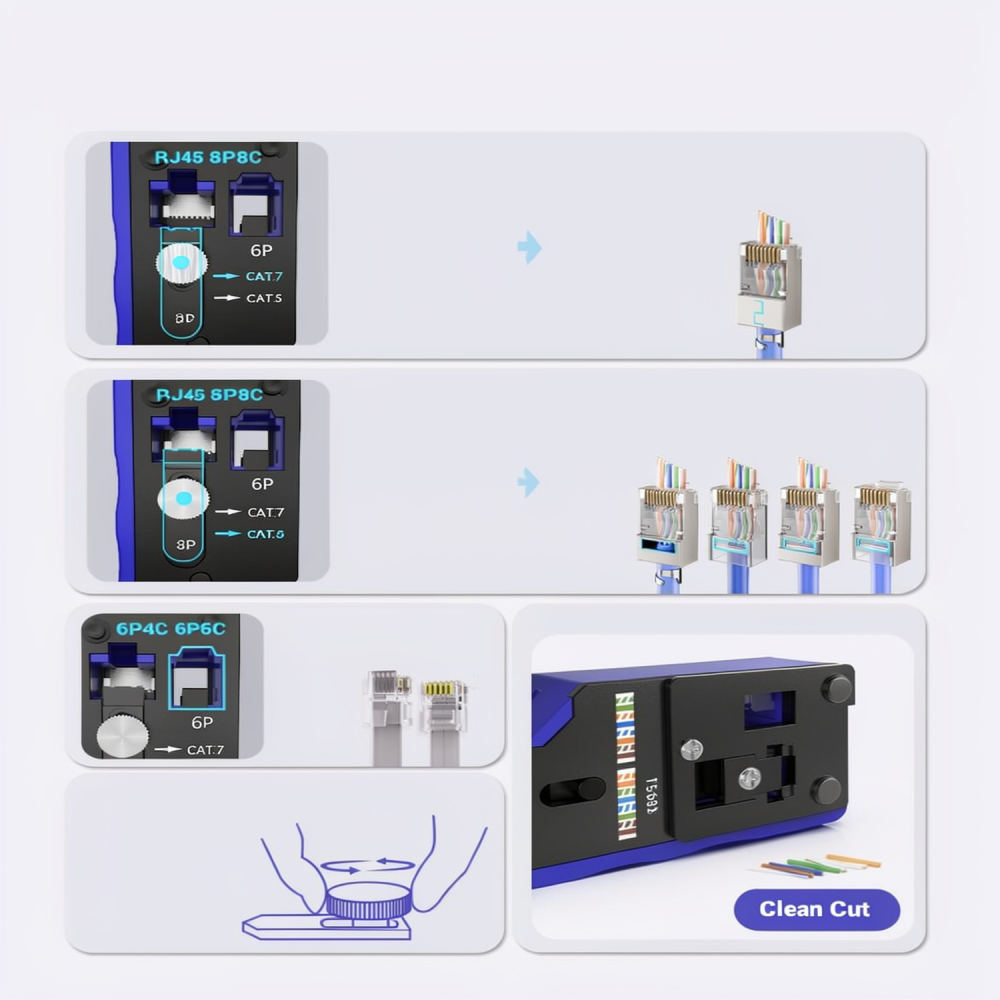 Robustes Ethernet-Crimpwerkzeu – Tool Set Bewertung und Preis