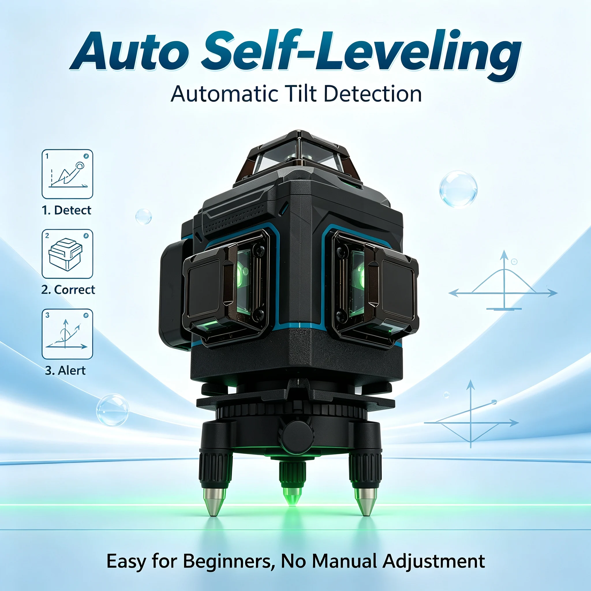 FAAOTU 4D 16-Linien 360 °   Di – Spirit Level Bewertung und Preis